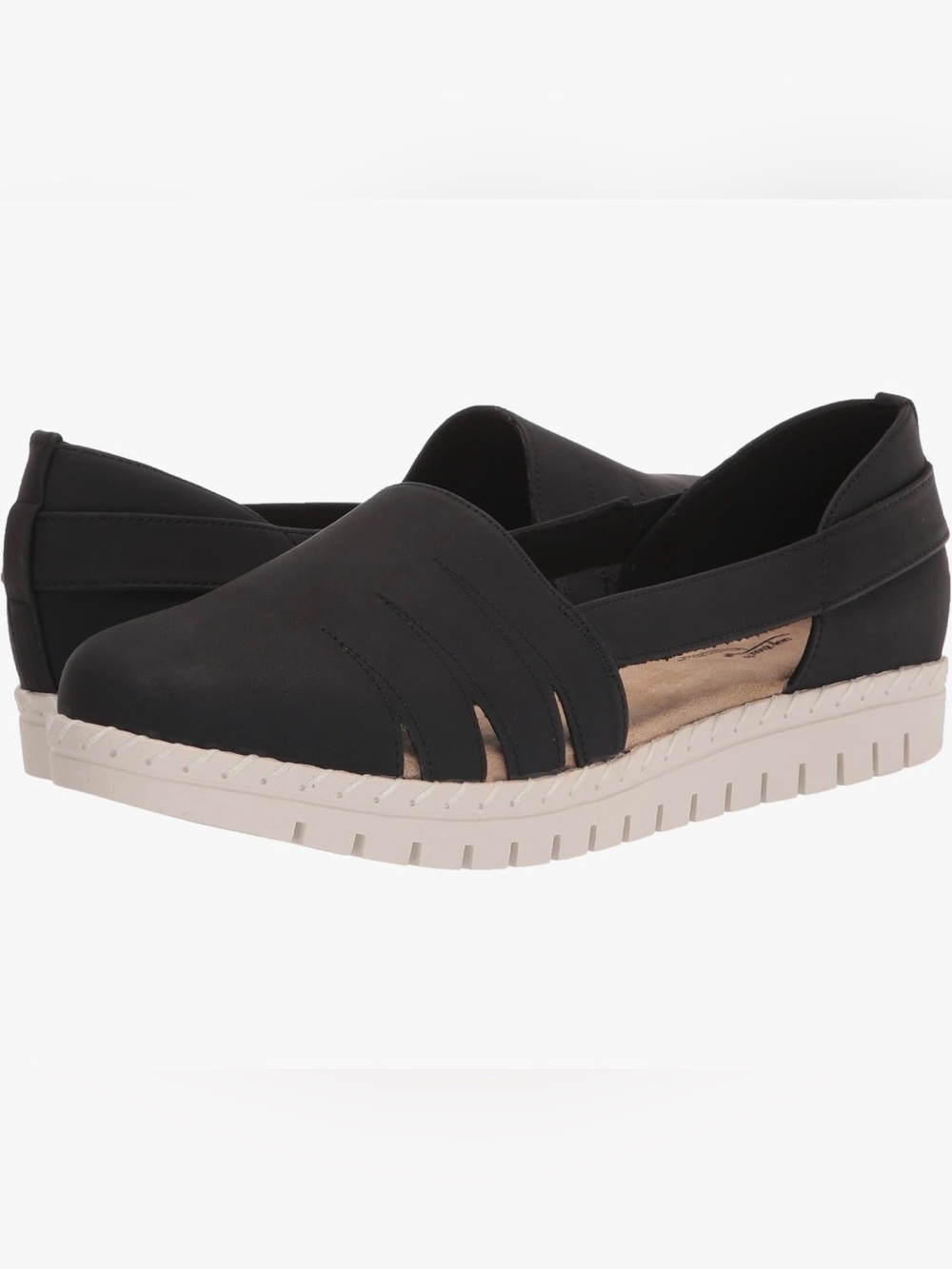 NWOB Women’s Black Easy Street “Bugsy” Slip-On Espadrille - Size 8W